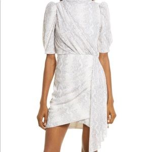 Saylor Luella Puff Sleeve Dress Size M